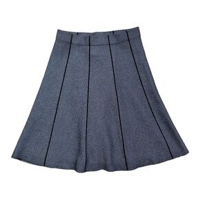 Zara Basic Dark Grey A-Line High Waisted Mini Skirt US S